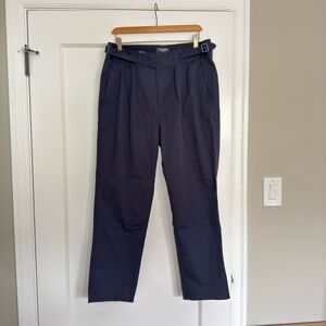Todd Snyder ITALIAN COTTON GURKHA TROUSER in Navy